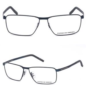Porsche Design - P'8302-D Gunmetal BLUE Light Metal Rx Eyeglasses 58-14-140